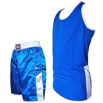 Boks Kıyafeti CYCLONE Mavi Atlet Şort BK4 sz-XL