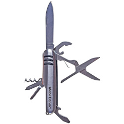 Mobil Delvac Çok Fonksiyonlu Paslanmaz Çelik Kamp Çakısı