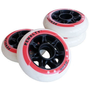 Skating Wheel Silicone 84mm PENALTY 82A 4pcs Red