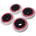 Skating Wheel Silicone 84mm PENALTY 82A 4pcs Red