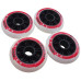 Skating Wheel Silicone 90mm PENALTY 82A 4pcs Red