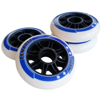 Skating Wheel Silicone 90mm PENALTY 82A 4pcs Blue