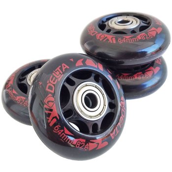 Delta SRP643 64mm Silikon Paten Tekerleği Rulman Seti 4-lü
