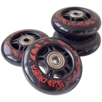 Delta SRP765 76mm Silikon Paten Tekerleği Rulman Seti 4-lü