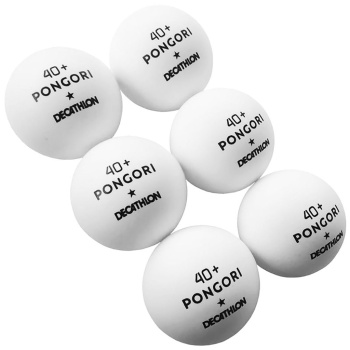 Pongori Masa Tenisi Topu TTB-100 40mm Beyaz x6