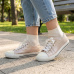 DeFacto Kadın Düz Taban Sneaker Şampanya Rose Gold