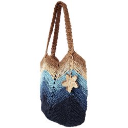 Akyıldız Heybe Omuz Çantası 60x32cm Ombre Kağıt İp