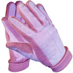 Gloves Suede Leather YVR-Fashion YNC Pink