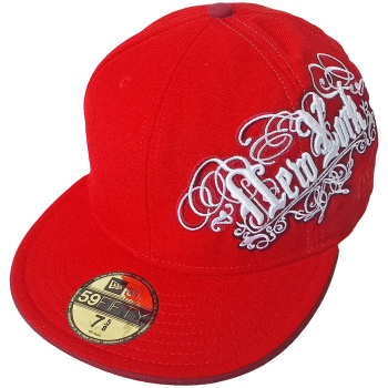 New Era 59fifty Gömme Şapka NYY MLB Royale Red 60.6cm
