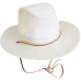 YVR Fashion Fileli Beyaz Kovboy Şapka 57cm YNC CI-98