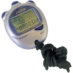 Astar Dijital Kronometre 6376R Bellek 100-tur Gümüş