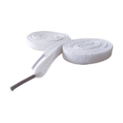 Hi-Tec 110 cm Yassı Spor Ayakkabı Bağcığı Optik Beyaz