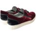Vakko Kadın Püsküllü Slip-On Sneaker Kadife Bordo Beyaz Vakko Kadın Püsküllü Slip-On Sneaker Kadife Bordo Beyaz